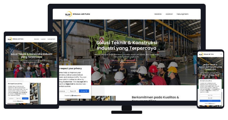 Tampilan proyek PT New Star Asia