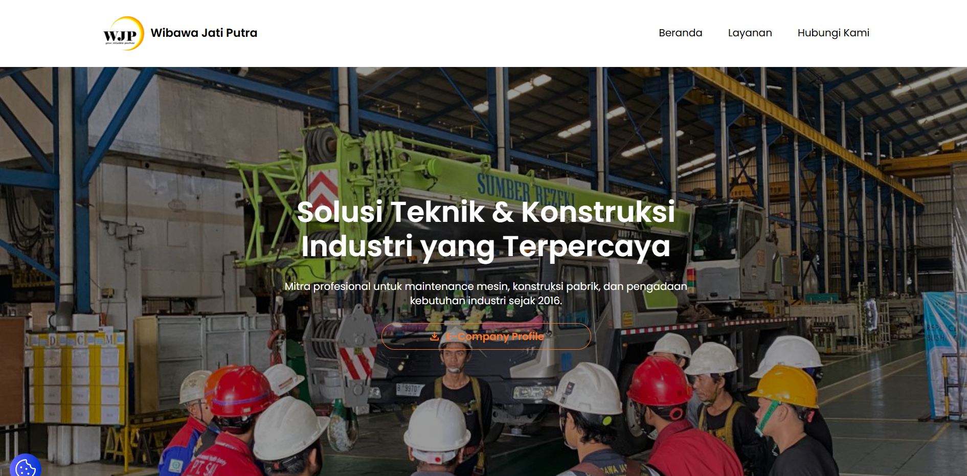 Preview project PT Wibawa Jati Putra